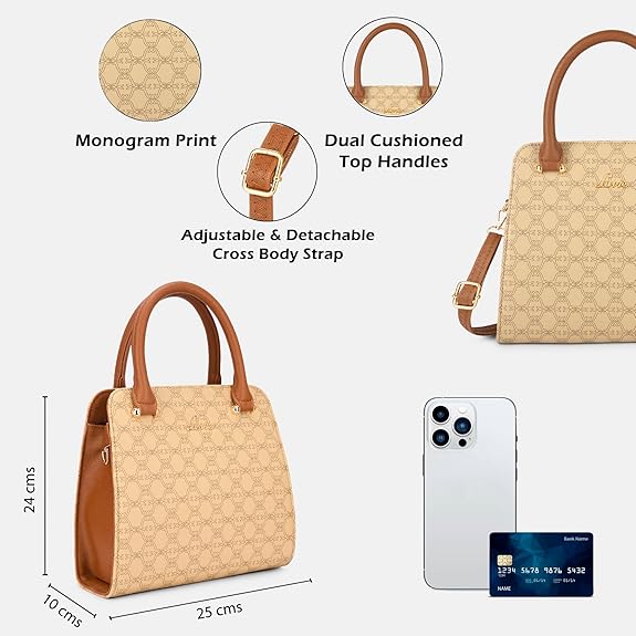 Lavie Mono Ushawu Small Satchel (Beige)