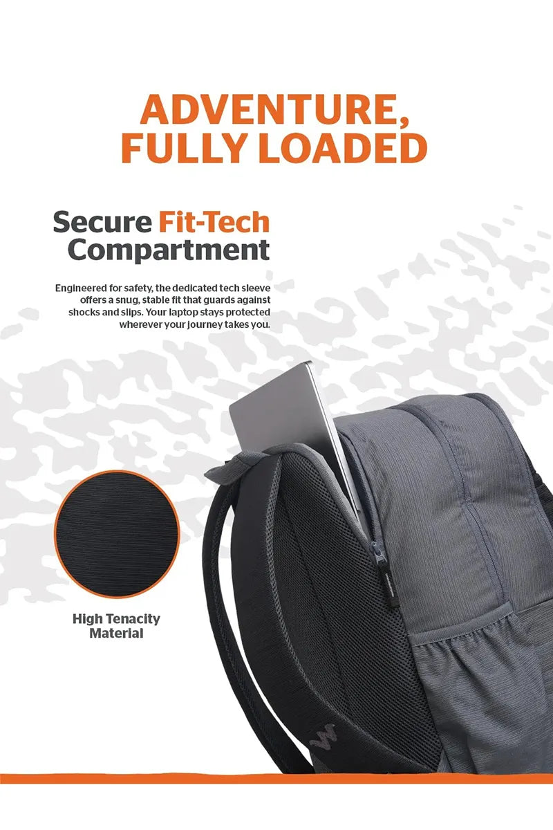 Wildcraft Drifter 35 (Black & Grey)