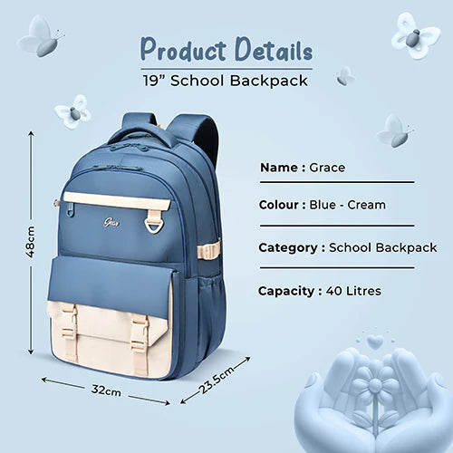 Gear Grace (Blue & Cream)