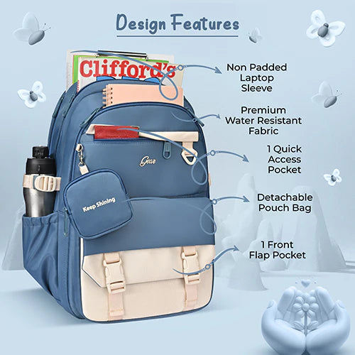 Gear Grace (Blue & Cream)