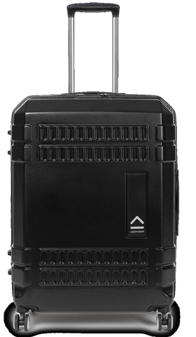 Uppercase Bullet Hard Luggage Bag (Black)