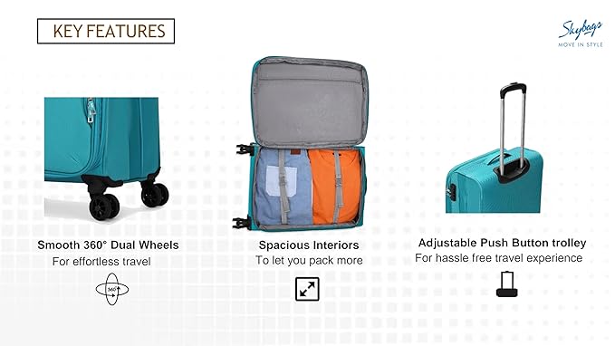 Skybags Charm (Teal)