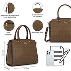 Lavie Mono Ushawu Medium Satchel (Coffee)