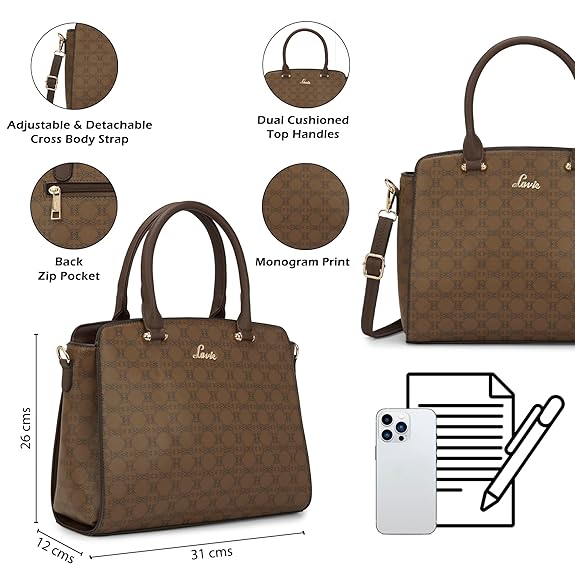Lavie Mono Ushawu Medium Satchel (Coffee)