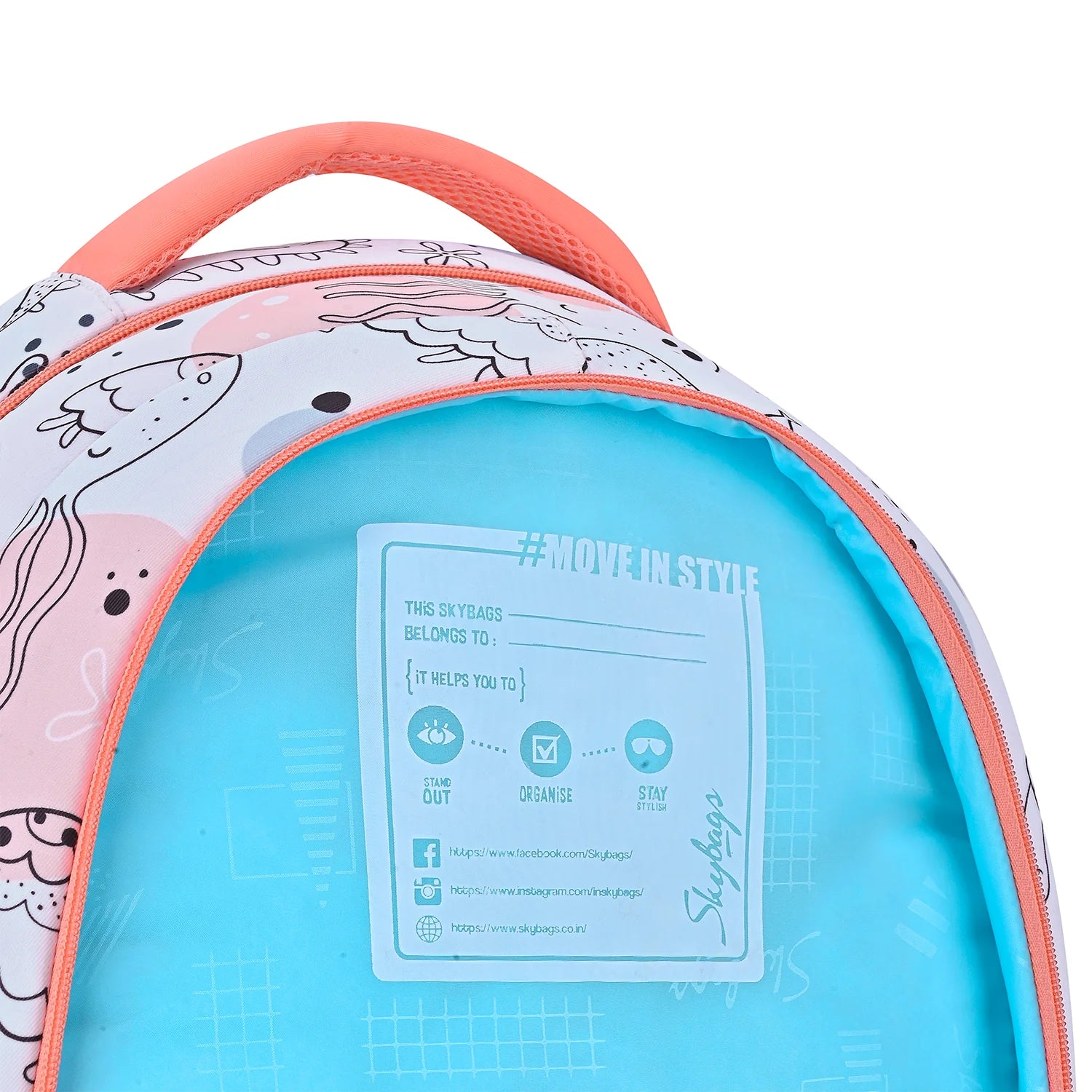 Skybags Charm (Coral)