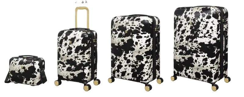 IT LUGGAGE SHEEN (Textured Cow Print)