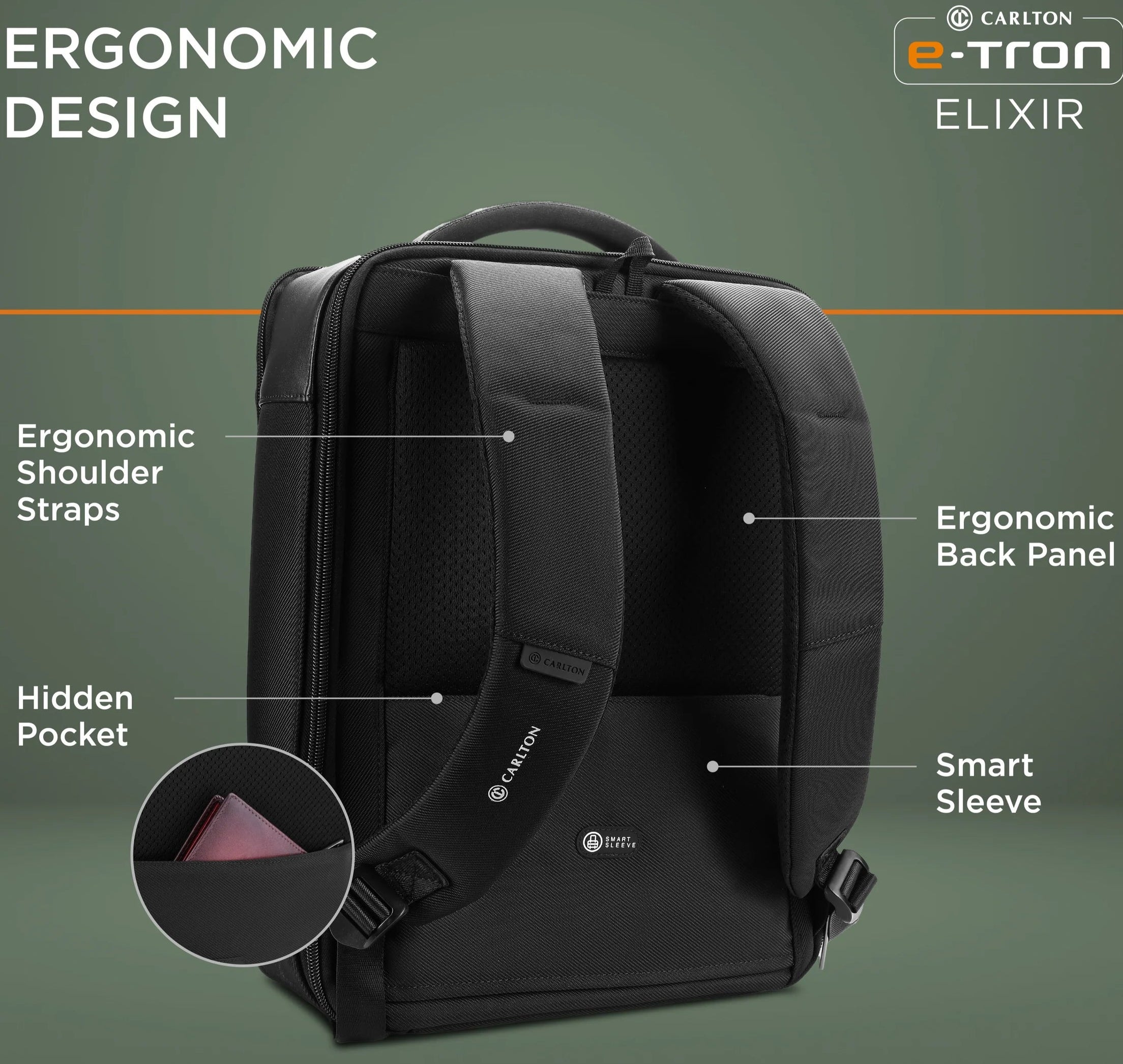 Carlton Elixir LP Backpack (Jet Black)