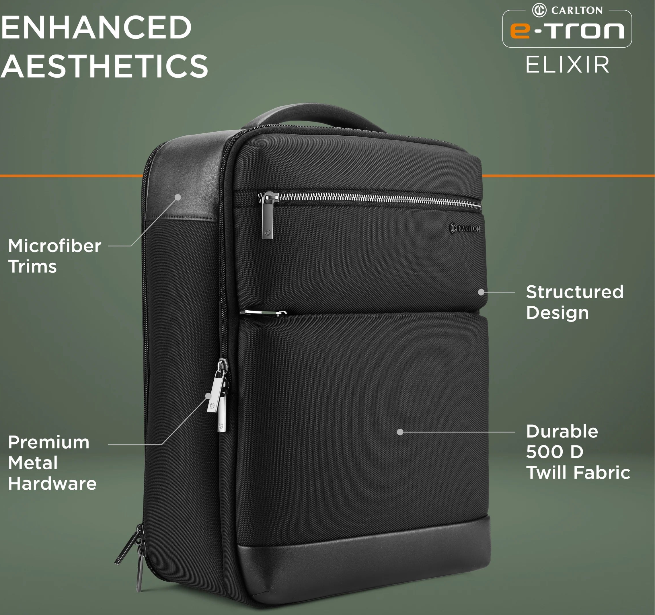 Carlton Elixir LP Backpack (Jet Black)