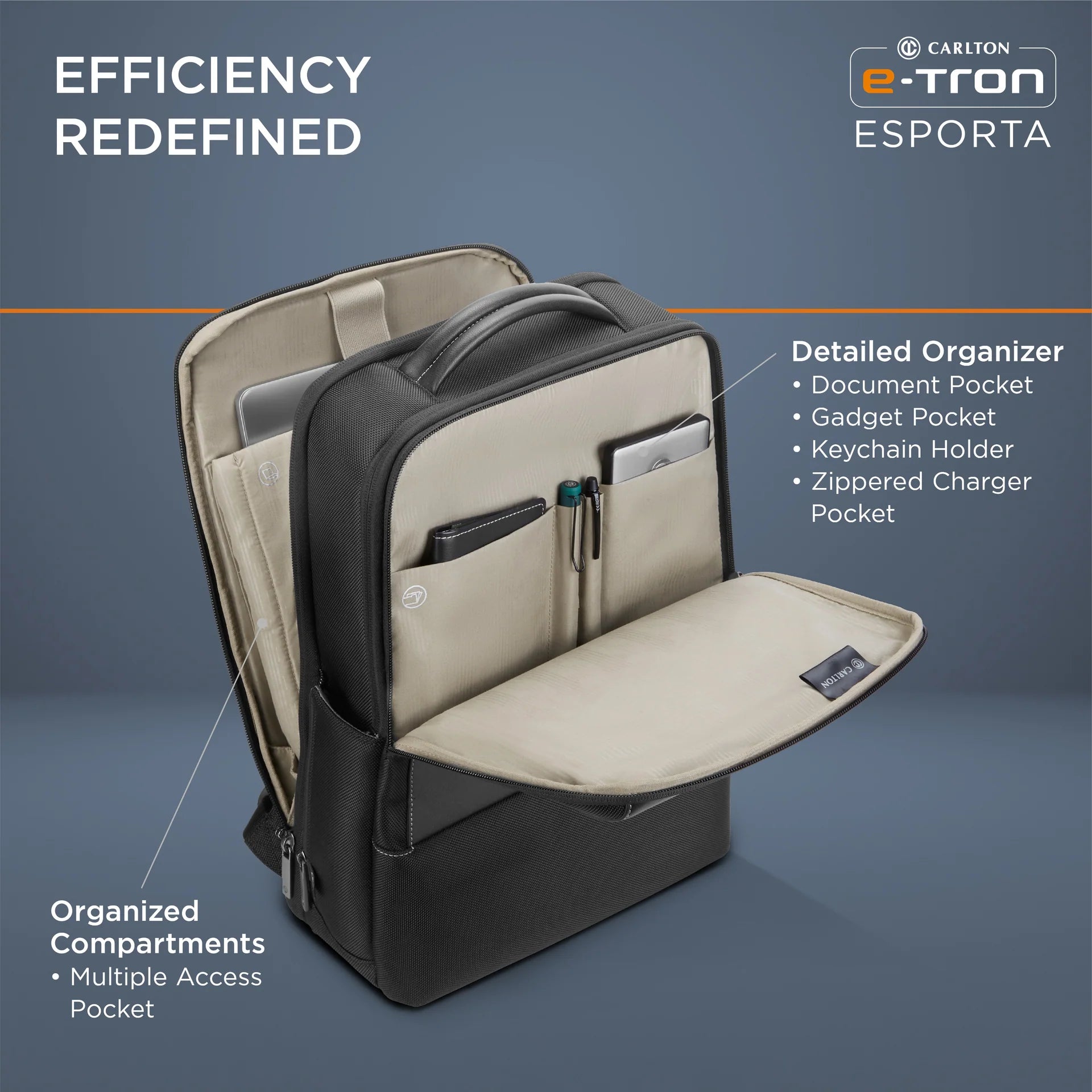 Carlton Esporta (Jet Black)