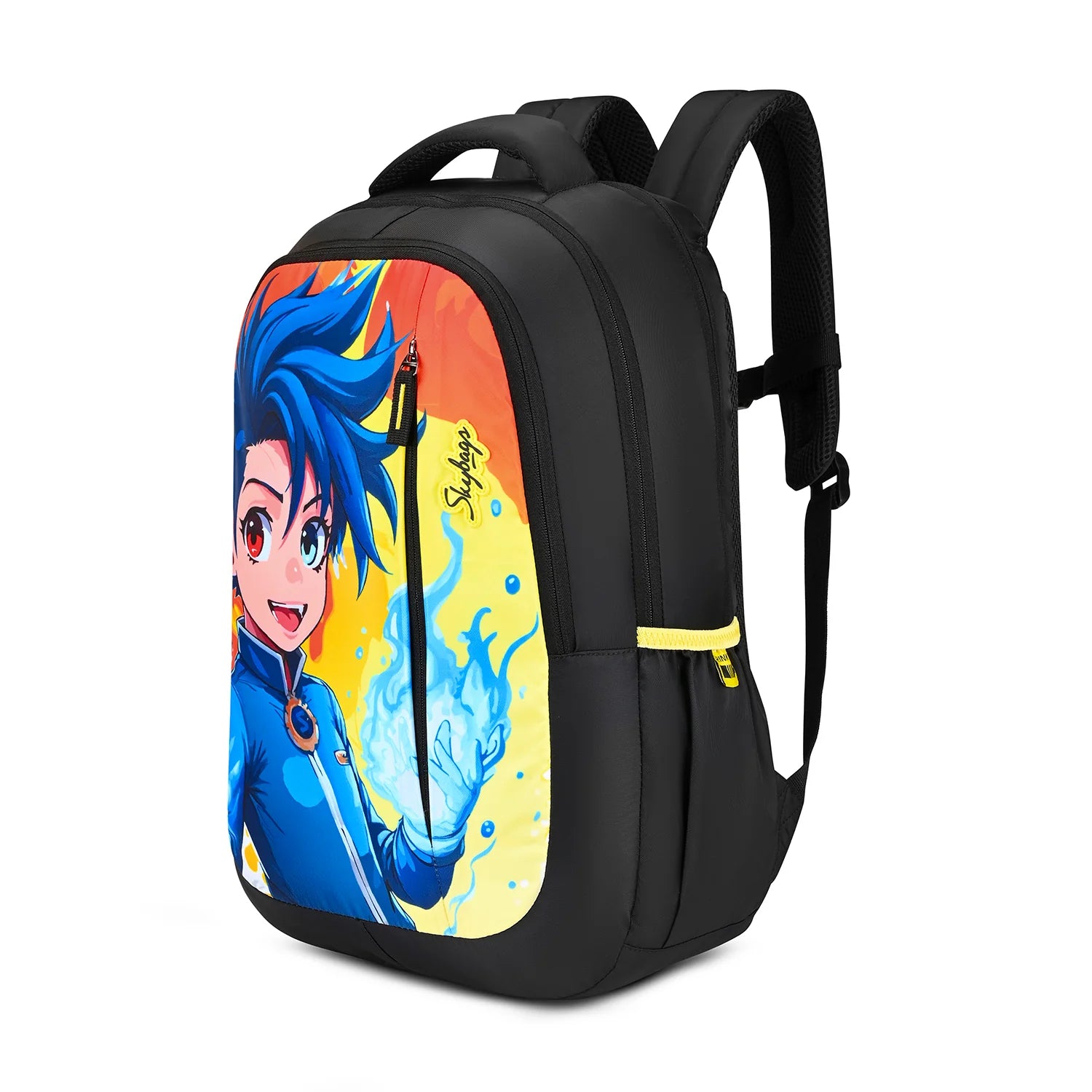 Skybags Manga (Fire-n-lce Black)
