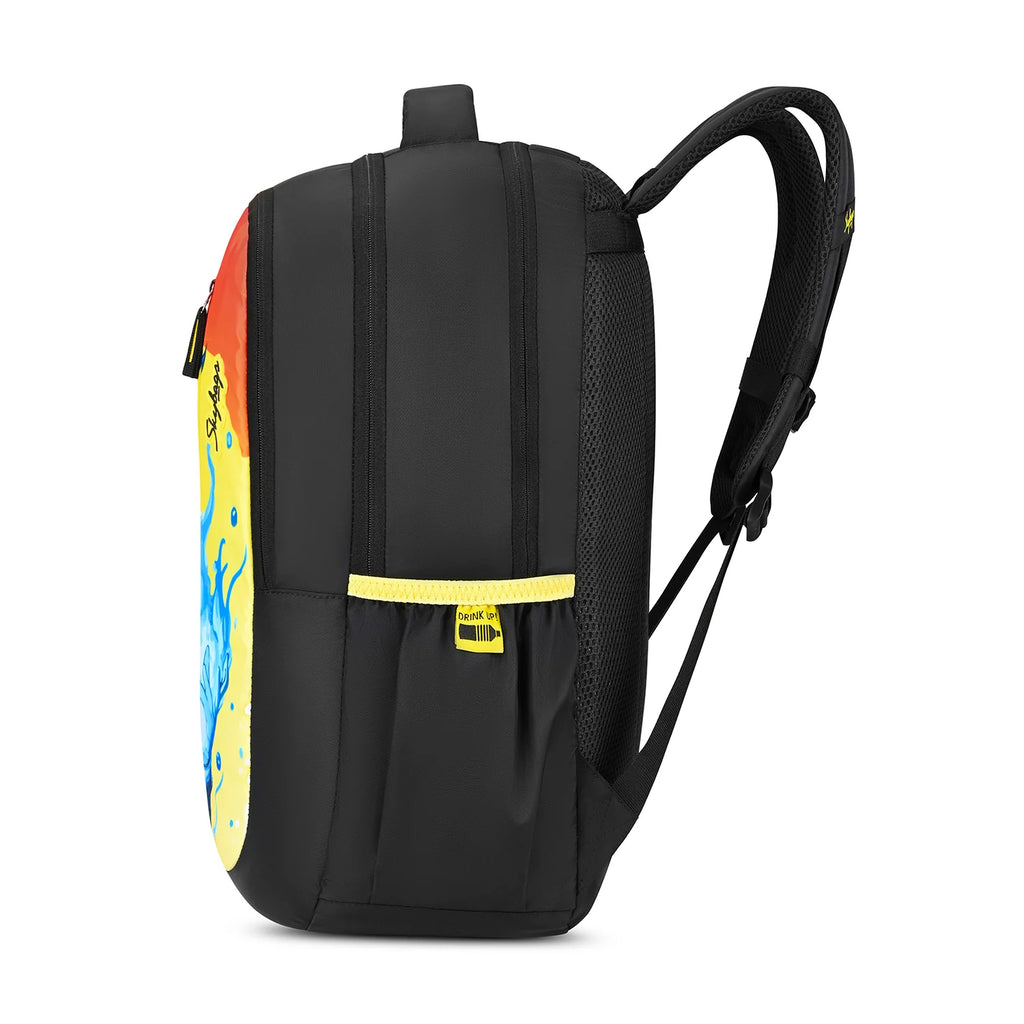 Skybags Manga (Fire-n-lce Black)