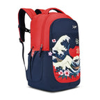 Skybags Kenshi (Great Wave Red & Navy)