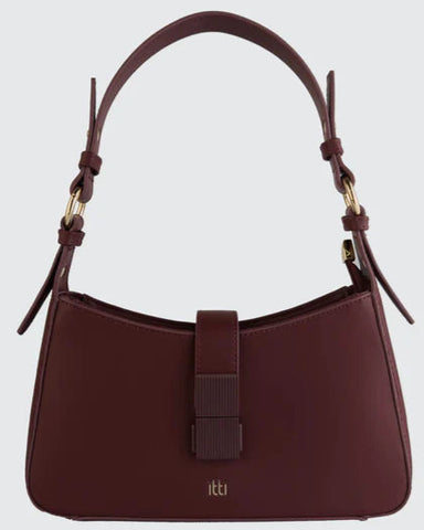 Itti Haze Shoulder Bag (Wine Red)