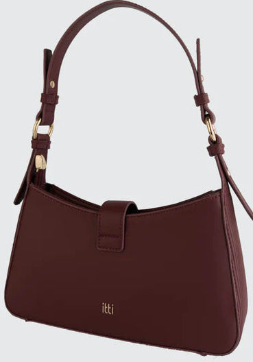 Itti Haze Shoulder Bag (Wine Red)