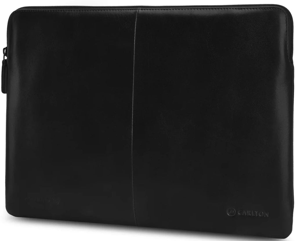 Carlton Heston LeatherLaptop Sleeve (Black)