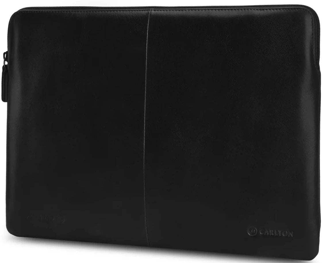 Carlton Heston LeatherLaptop Sleeve (Black)