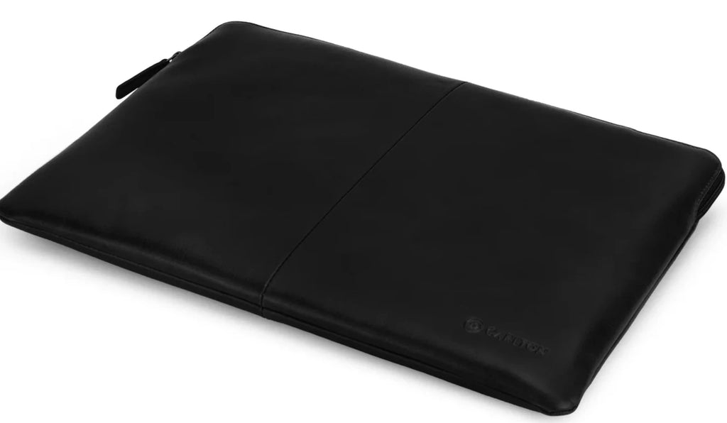Carlton Heston LeatherLaptop Sleeve (Black)