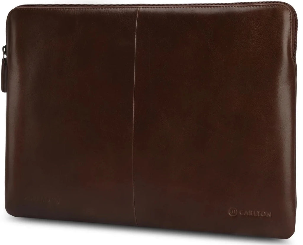 Carlton Heston LeatherLaptop Sleeve (Brown)