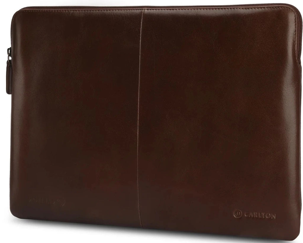 Carlton Heston LeatherLaptop Sleeve (Brown)