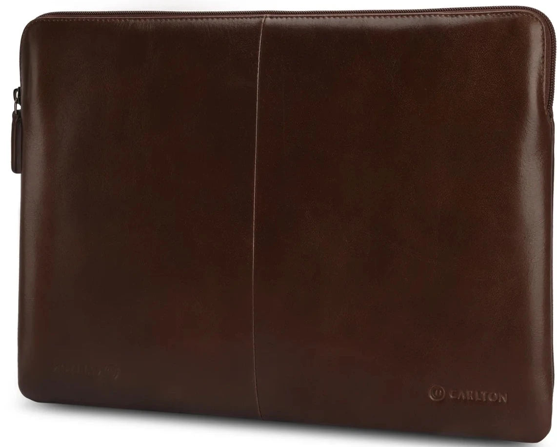 Carlton Heston LeatherLaptop Sleeve (Brown)