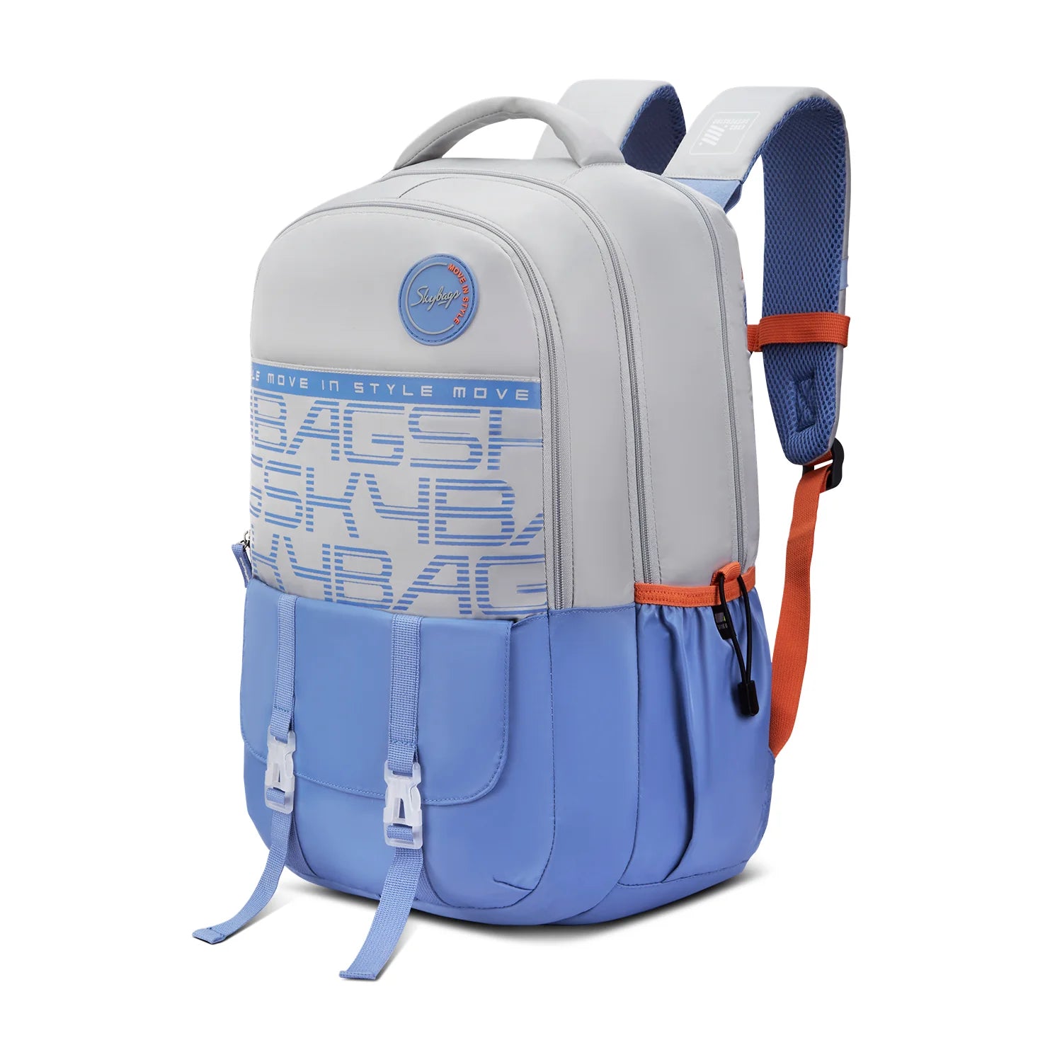 Skybags Aero Pro (Hot Box Blue-Grey )
