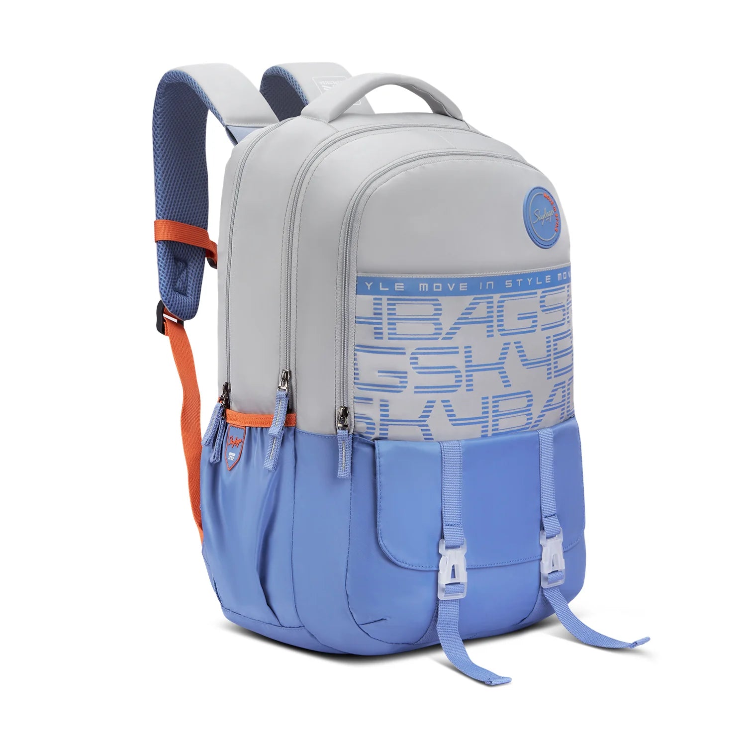 Skybags Aero Pro (Hot Box Blue-Grey )