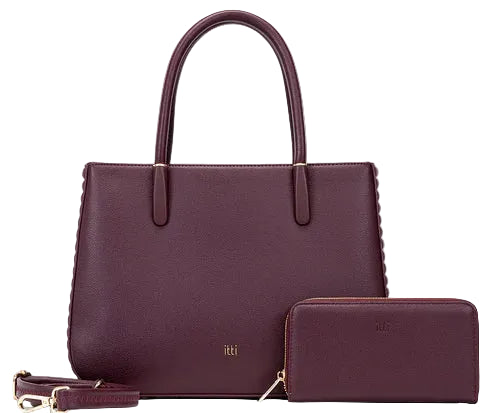 IttI Iris Handbag (Maroon)