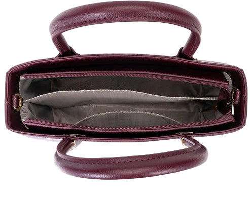 IttI Iris Handbag (Maroon)