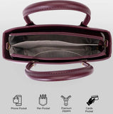 IttI Iris Handbag (Maroon)
