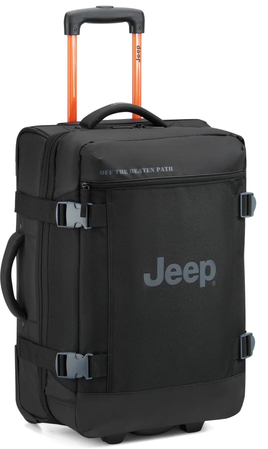 Jeep JS007C 55 2W Trolly Duffel (Black)