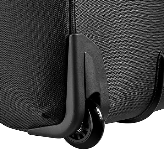 Jeep JS009D 55 2 Wheels Trolly Duffel (Black)