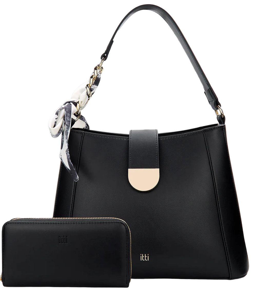 IttI Koi Handbag (Black)