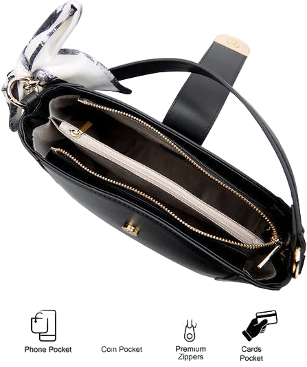 IttI Koi Handbag (Black)