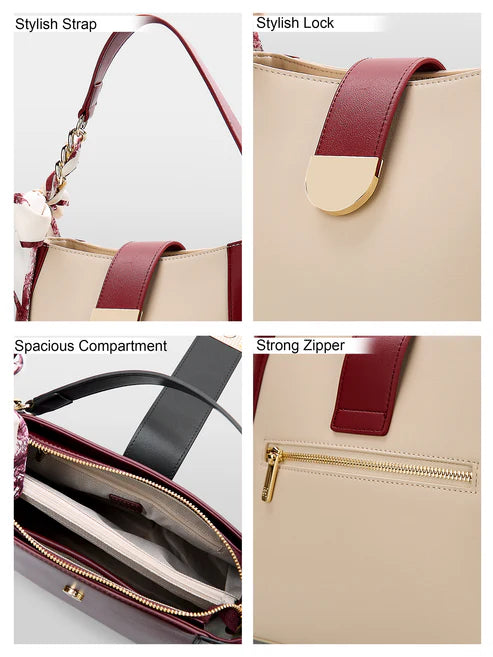 IttI Koi Handbag (Maroon)