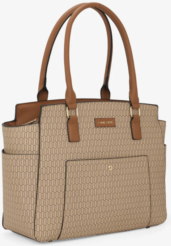 Lavie LX Mono Kelly Tote (Taupe)