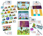 Krida  ABC Hook & Loop Activity Flash Cards