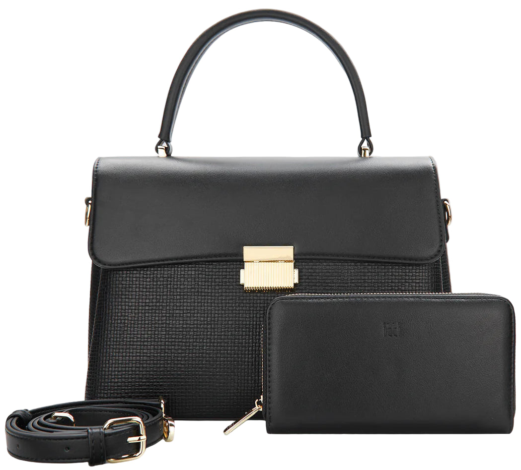 IttI LIV Handbag (Black)