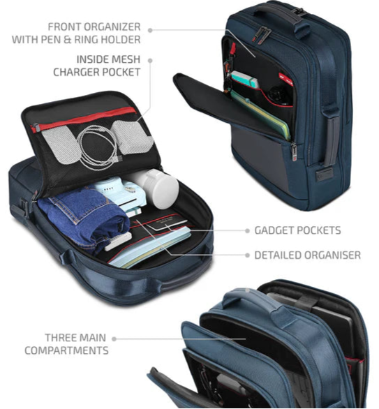 Vip Legacy 03 Expander Backpack (Navy) – Bagpoint