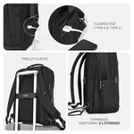 Vip Legacy 04 Expander  Backpack (Black)