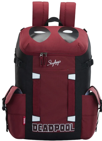 Skybags Marvel Extra college Backpack (Red)