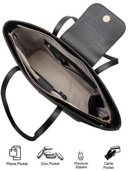 Itti Mia Tote Bag (Black)