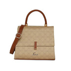 Lavie Mono Gypsy Flap Satchel (Beige)