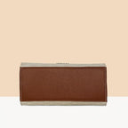 Lavie Mono Gypsy Flap Satchel (White)