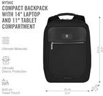Victorinox Mythic Compact Backpack (Black)
