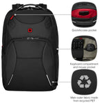 Wenger New Icons Laptop Backpack (Cosmic Black)