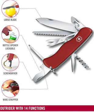 Victorinox Outrider 111 Mm (Red)