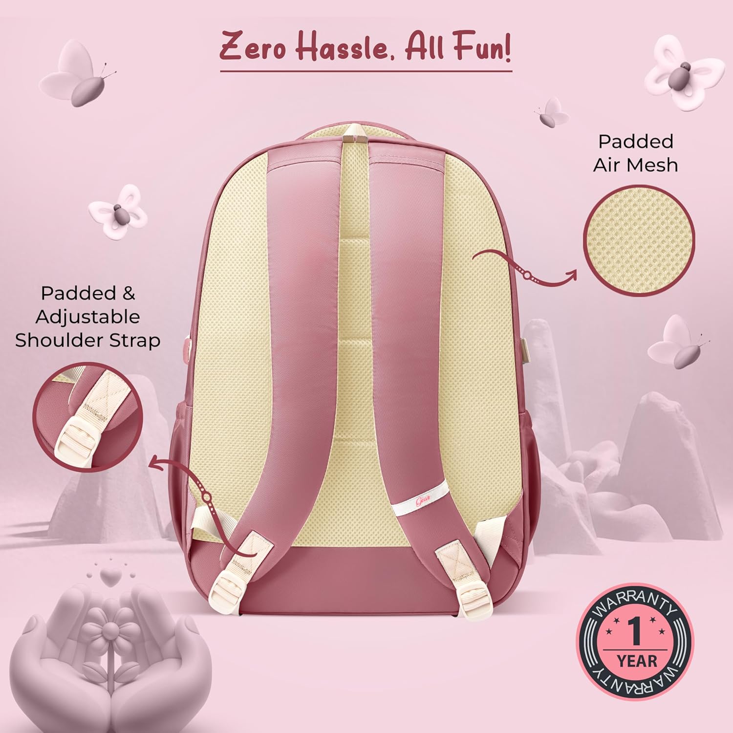 Gear Grace (Pink & Cream)