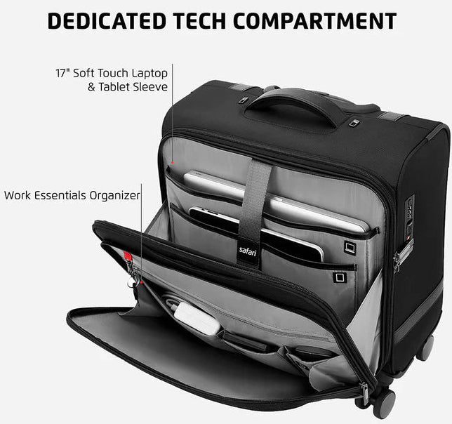 Safari Phoenix  Overnighter (Black)