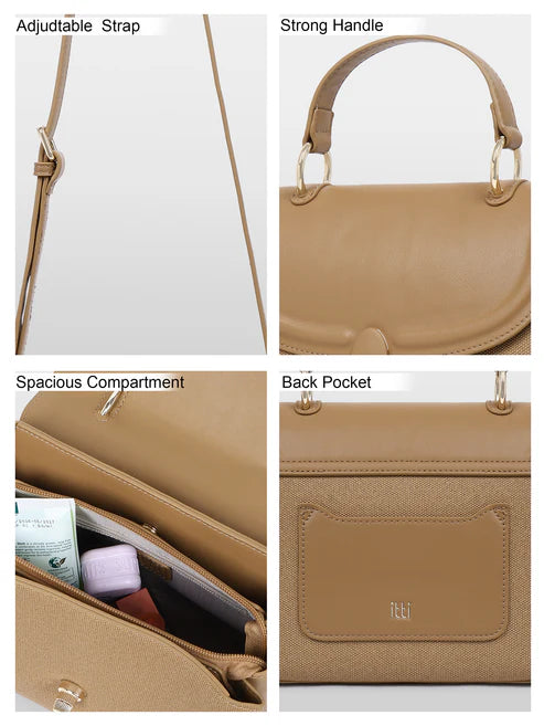 Itti Quinn Handbag (Khakhi)