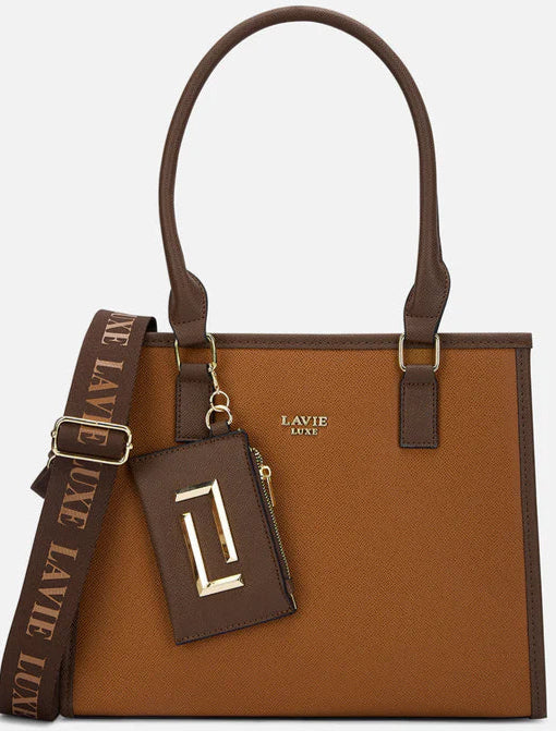Lavie Duo Quad Medium Satchel (Tan)